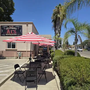 Outdoor dining.