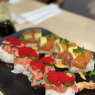 food, sushi, sushi and sashimi, sashimi