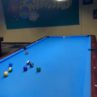 Large pool table