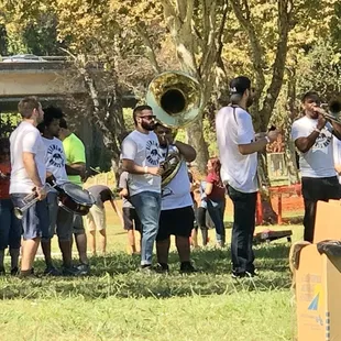 09.18.21 Marching band played when the DJ music wasn&apos;t.