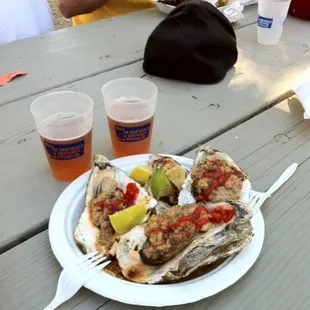 The best BBQ oysters I&apos;ve ever had!!!
