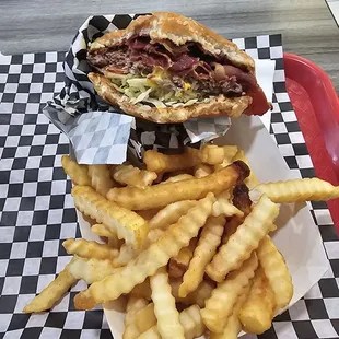 Pastrami Burger combo