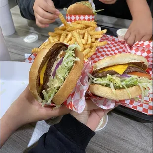 burgers, food, burger