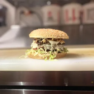 Mushroom burger