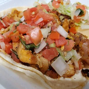 Chicken taco