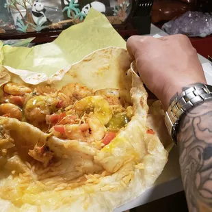 Burrito de camaron