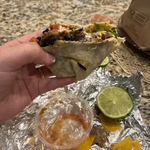 Carne asada California burrito