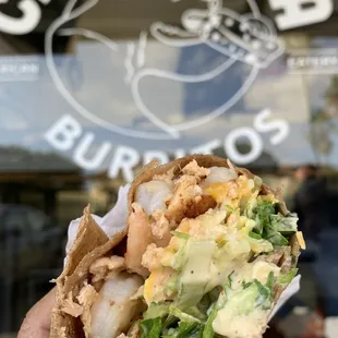 Marimar Burrito  Shrimp &amp; Salmon