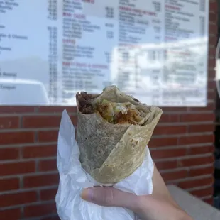 Soyrizo California Burrito