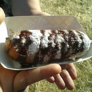 Deep fried Snicker Bar