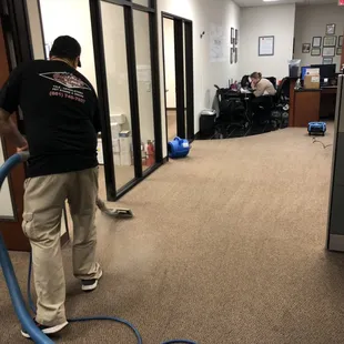 Commercial carpet cleaning