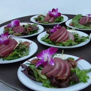 Poached Pear Salad