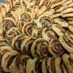 Italian Mushroom Puff Pastry Spirals - a la carte appetizer