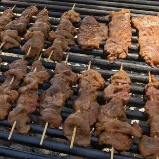 Beef Kebabs with North African Marinade - custom menu, client request