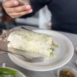 Chicken burrito