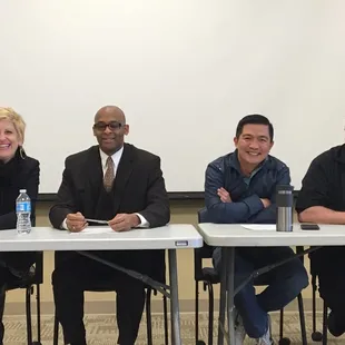 2015 Sacramento LPA Academy - a panel discuss w/ fellow trainers Diane, Charles, Teodulfo &amp; Moi (Jana leading, but out of frame)