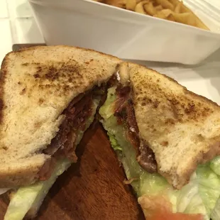 Blt &amp; fries sooo good.