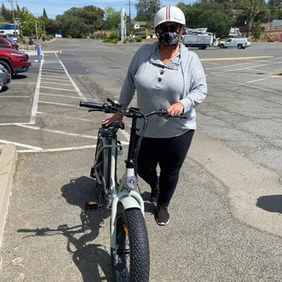 My new coastal cruiser fold up fat tire !