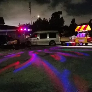 sushi and sashimi, outside