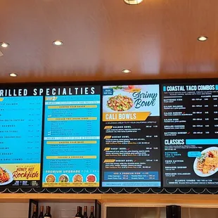 Menu Boards  07-25-2021