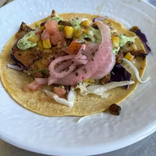 CAJUN SALMON TACO