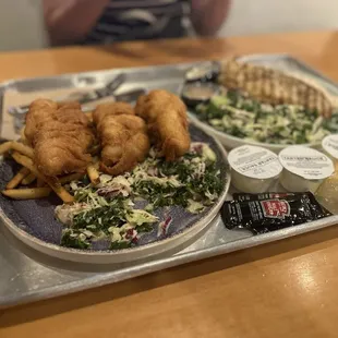 seafood, fish and chips, fish, food