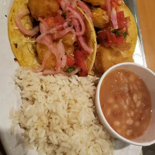 Battered Shrimp Tacos