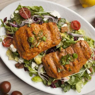 grilled fish, food