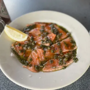 Salmon Crudo