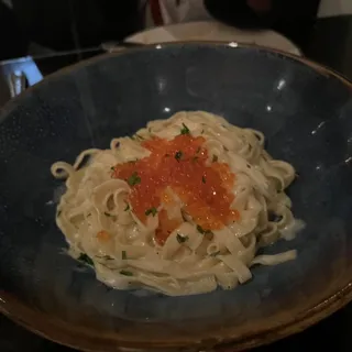 Fettunccine Alfredo col Caviale