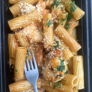 Rigatoni Scampi alla Vodka