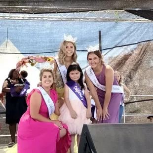 These wonderful young ladies were so supportive during the whole princess program!