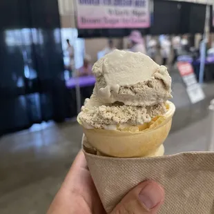 garlic maple brown sugar ice cream