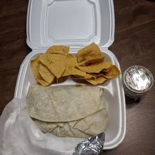 Chipotle Chicken Burrito!