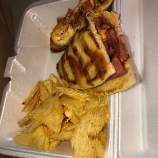 &quot;Reuben&quot; &quot;panini&quot; this was $10 btw