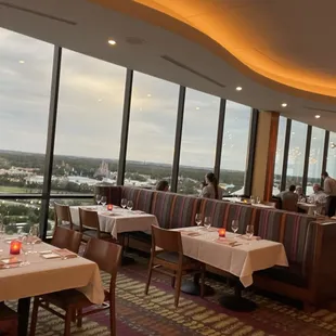 Seating area and view