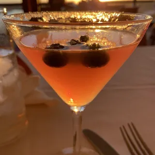 Blueberry Lemon Drop Martini