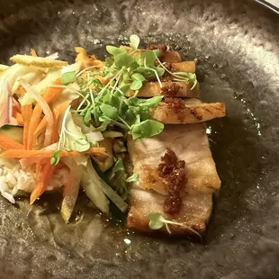 Pork belly was amazing