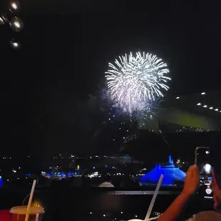 fireworks in the sky