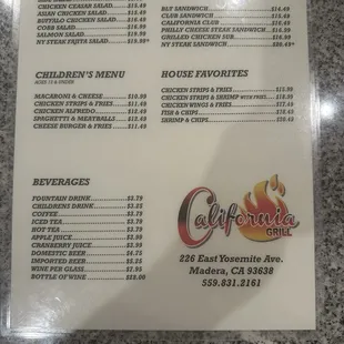 Menu may 2024