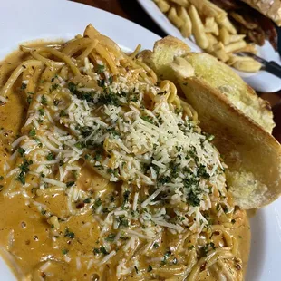 Shrimp a la Diabla Pasta