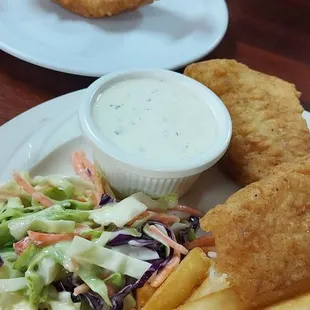 Fresh Fish and Chips.