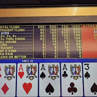 Too bad it's not Double Double Bonus Poker... I have a kicker, but I'm playing Bonus Poker ... shucks! I'll take it anyway... Thank you!