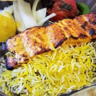 Salmlm in lunch special