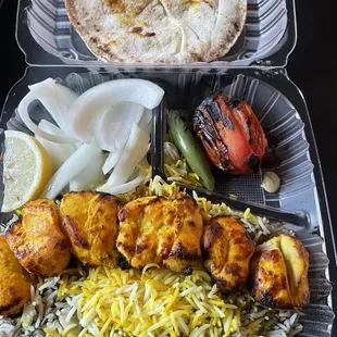 Chicken Kabob Combo!