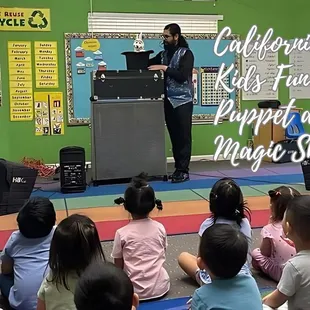 Preschool puppet show (California Kids Fun)