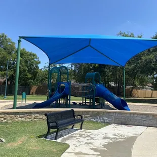 Larger covered playground