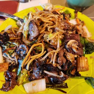 Mongolian grill concoction