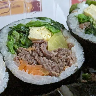 Beef kimbap