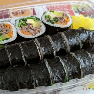 Beef kimbap